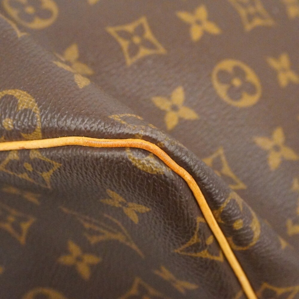 LOUIS VUITTON Brown Monogram Keepall 55 Boston Bag - Picture 6 of 14